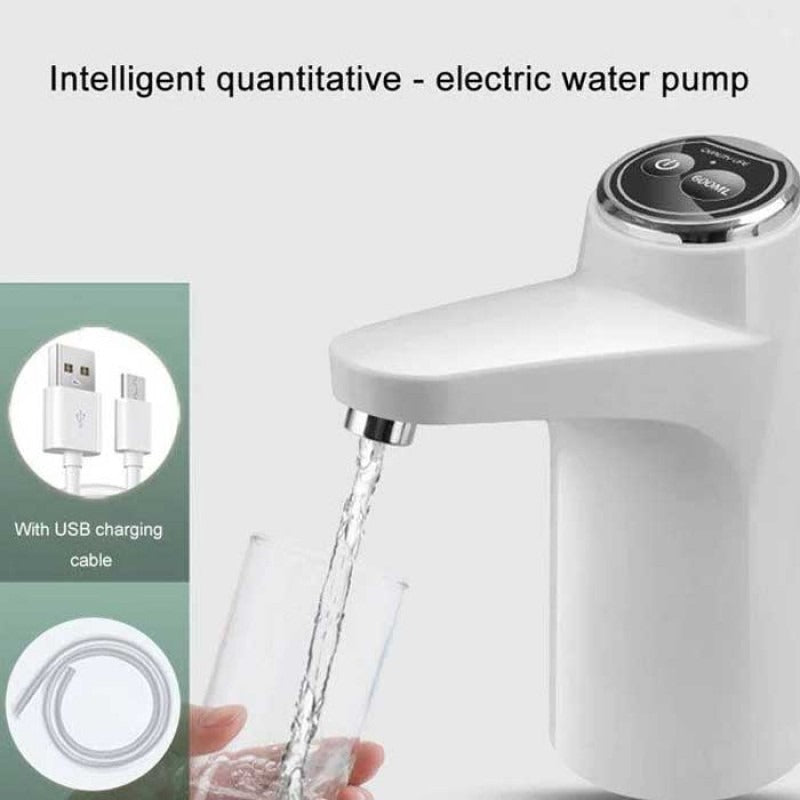 Touch Intelligent Electric Water Pump – Rechargeable Automatic Dispenser For Bottled Water With One -Touch
