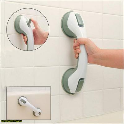 Safety Grab Bar Suction Cup White Green Bathroom Use