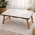Multi-Purpose Wooden Folding Table – Portable Lap Desk for Study, Reading, and Laptop Use -