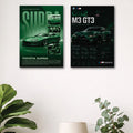 Set of 2 Premium Wall Art Photo Tiles – Modern Home Decor Sets